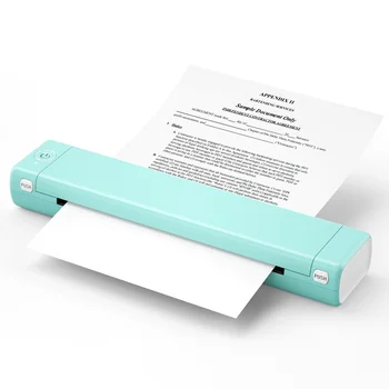 Мини-Тестовая бумага для домашнего задания M08F, Офисный Портативный принтер с термической ошибкой формата А4, без чернил, поддерживает термобумагу 210/216 мм