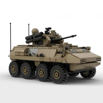 Новая 524ШТ Военная модель бронетранспортера MOC Второй мировой войны, креативные идеи, высокотехнологичная детская игрушка, подарок на день рождения, блоки бронированных автомобилей