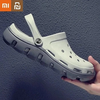 Новые летние сандалии Xiaomi Youpin, тапочки, модная спортивная пляжная повседневная обувь, нескользящая домашняя обувь на мягкой подошве, уличные тапочки