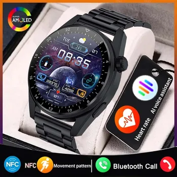 Новые мужские умные часы Bluetooth Call NFC 1,36 
