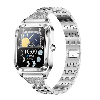Новые умные часы для дам, спортивные Фитнесы, Голосовое управление с искусственным интеллектом, полностью сенсорный браслет, Bluetooth-вызов, водонепроницаемый для модницы Для Xiaomi