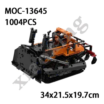 Новый MOC-13645 Classic Dozer 1004 шт. Подходит для сборки Взрослыми детских игрушек, подарков, строительных блоков, подарков на день рождения