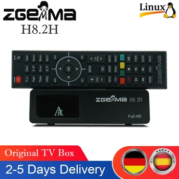 Новый шаблон ZGEMMA H8.2H Спутниковый телевизионный ресивер Linux Enigma2 Рецептор DVB-S2X + DVB-T2/C H2.65 1080P HD Цифровой спутниковый декодер