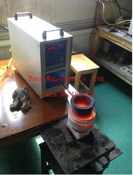Оборудование для изготовления ювелирных изделий Высокочастотная Индукционная мини-плавильная печь 220 В 15 кВт 2 кг золотого металла