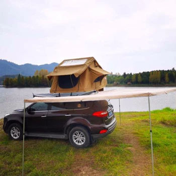 Открытый складной автомобиль Jeep Truck на 2-3 человека, сухопутные палатки с мягкой крышей для кемпинга