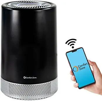 Очиститель воздуха H13 HEPA с управлением через приложение WiFi - Умный Воздушный фильтр и очиститель для дома, удаляет пыль, неприятный запах, пыльцу - Compact Ioniz