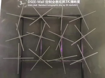 Первоначально dseelab настроила 3d-голограмму led fan wall для 12 штук вентиляторов, голографическую рекламную светодиодную вентиляторную стойку, синхронизирующую стену