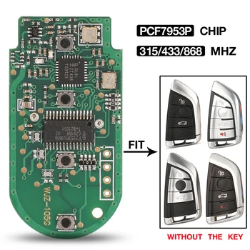 печатная Плата дистанционного Смарт-ключа автомобиля jingyuqin 315/433/868 МГц С чипом PCF7953P Для Замены BMW F CAS4 5 7 Серии X5 X6