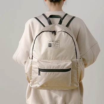 Портативный Водонепроницаемый Складной Рюкзак Унисекс Для Пеших Прогулок, спорта на открытом воздухе, легкая повседневная сумка, модный школьный рюкзак для велоспорта