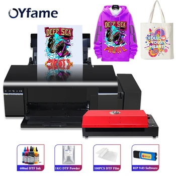 Принтер OYfame A4 DTF impresora dtf A4 L805 DTF трансферный принтер для одежды, джинсовых толстовок, dtf печати на футболках формата А4