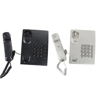 Проводной телефон Настольный стационарный телефон, монтируемый на стену Стационарный телефон для повторного набора / паузы/вспышки/удержания сигнала вызова Adjus P8DC