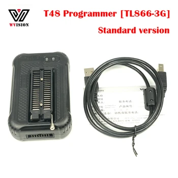 Программатор T48 [TL866-3G] Поддерживает 28000 + микросхем для SPI/Nor/NAND Flash/EMMC BGA153/162/169 TSOP/SOP/PLCC, заменяющих TL866II TL866CS