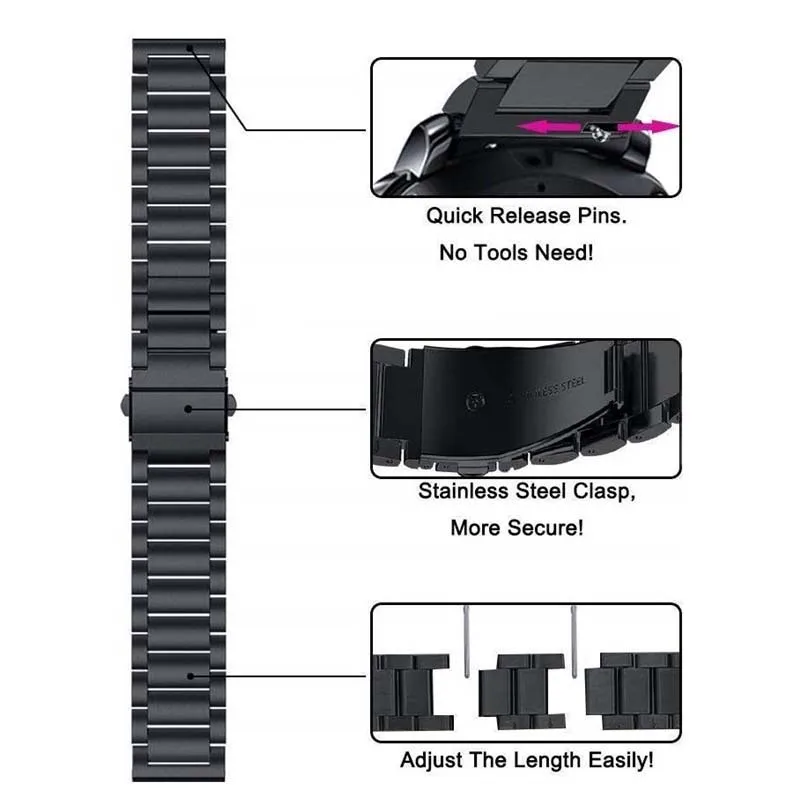 Ремешок Для Часов Huawei Watch GT 3 Pro 46 мм Ремешок Миланский Браслет Из Нержавеющей Стали Huawei Watch GT 2 Pro Ремешок - 4