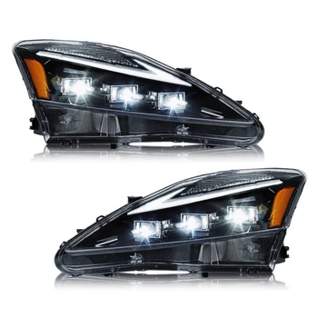 Светодиодные фары для Lexus IS250 2006-2012 Автомобильный дальний/ближний свет ходовых огней СВЕТОДИОДНЫЕ фары в сборе