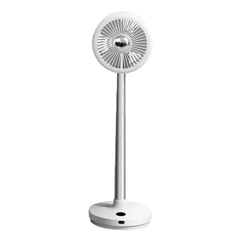 Складной Выдвижной напольный вентилятор Перезаряжаемые Регулируемые Вертикальные вентиляторы Для офиса и Дома