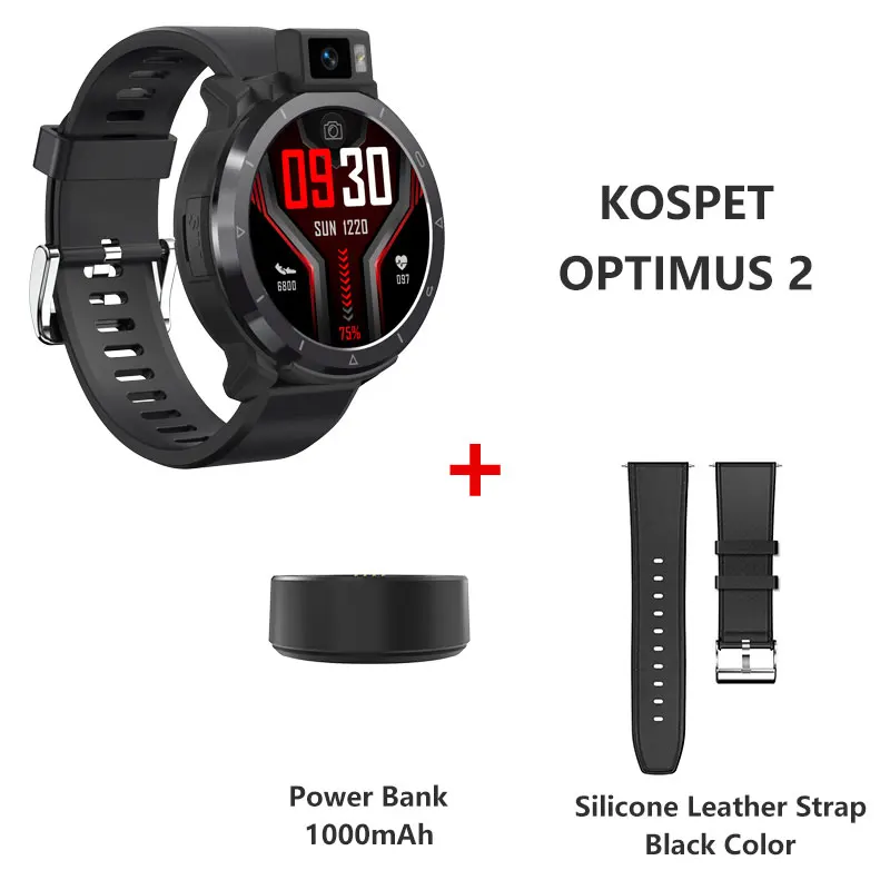 Смарт-часы Optimus 2 1,6 дюймов 400*400 HD Экран 13MP Поворотная Камера 4 ГБ 64 ГБ Face ID GPS Smartwatch с sim-картой - 1