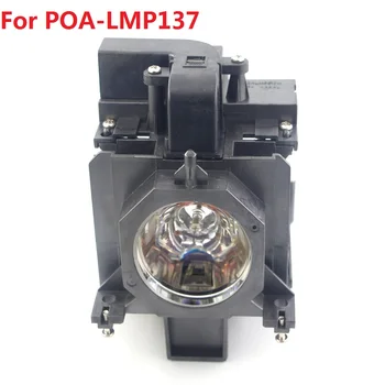 Сменная лампа проектора POA-LMP137 Для SANYO PLC-XM5000 PLC-XW4500L PLC-XM100L PLC-MW4500 Голая лампа с корпусом POA-LMP136