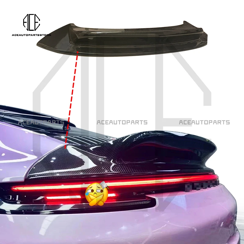 Спойлер Багажника Из Углеродного Волокна Для Porsche Carrera 911 992 Заднее Крыло Утиный хвост 2019-2022 - 0