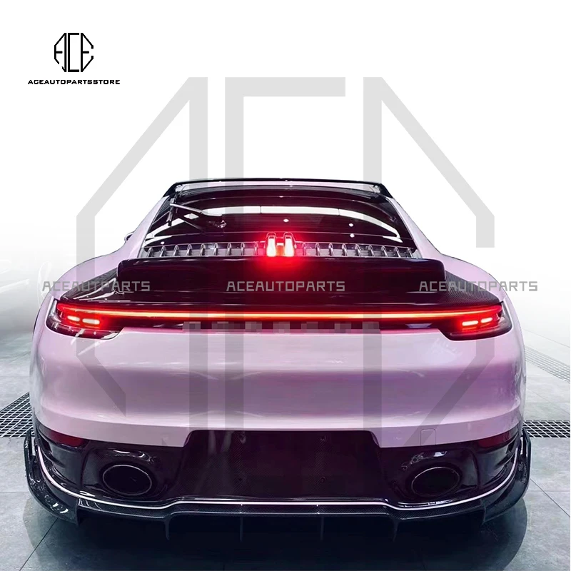 Спойлер Багажника Из Углеродного Волокна Для Porsche Carrera 911 992 Заднее Крыло Утиный хвост 2019-2022 - 1