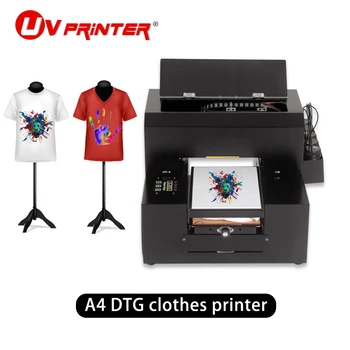 УФ-принтер A3 A4 с широкоформатной печатной платформой, плоская цилиндрическая универсальная машина, 6-цветной разъемный чернильный картридж для одежды