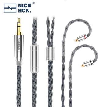Флагманский кабель NiceHCK GreyFlag со смешанным емкостным сопротивлением 7N OCC и 6N OFC 3.5/2.5/4.4 mm MMCX/2Pin для MK3 Lofty KXXS