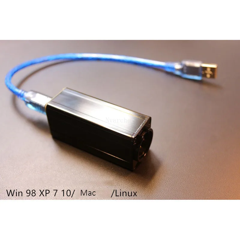 Цифровой интерфейс Nvarcher USB B К цифровому выходу AES 48 кГц-196 кГц для WIN8/XP/7/10 Mac/Linux - 0