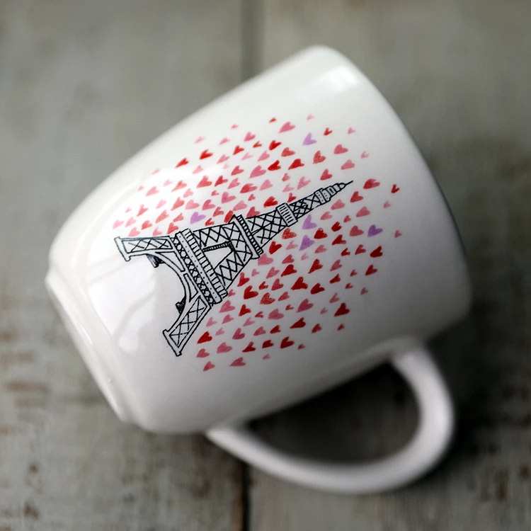 Чашка керамическая бытовая кофейная чашка чашка для питьевой воды чашка для завтрака из овсянки кружка для домашнего чая - 2