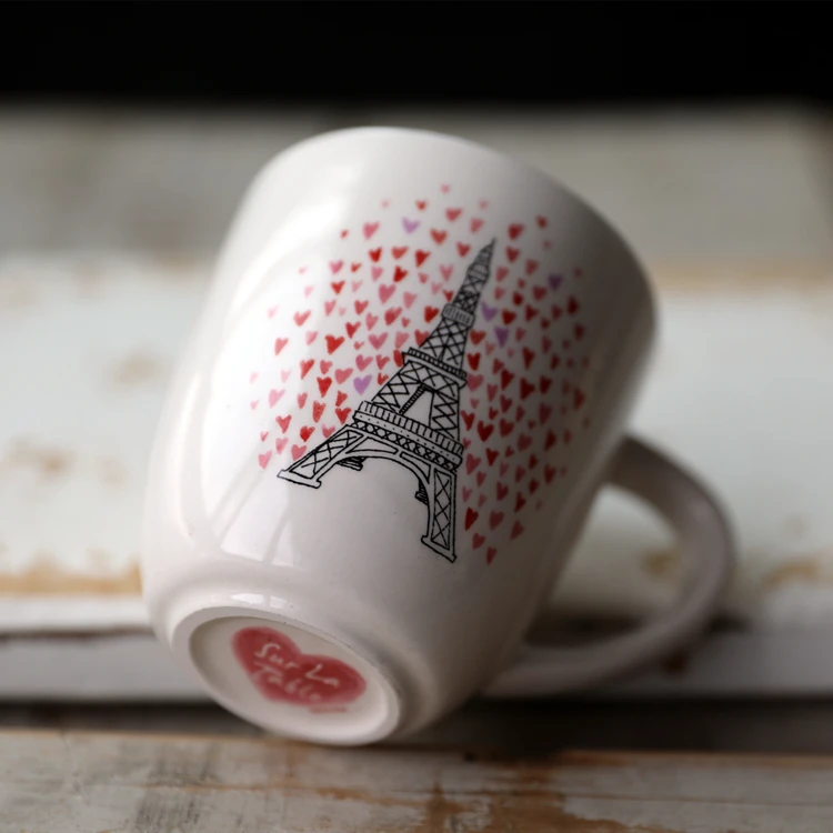 Чашка керамическая бытовая кофейная чашка чашка для питьевой воды чашка для завтрака из овсянки кружка для домашнего чая - 3
