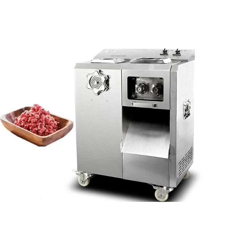 Электрическая многофункциональная машина для измельчения мяса 110/220 В, крупная интегрированная машина для измельчения колбасных изделий - 0