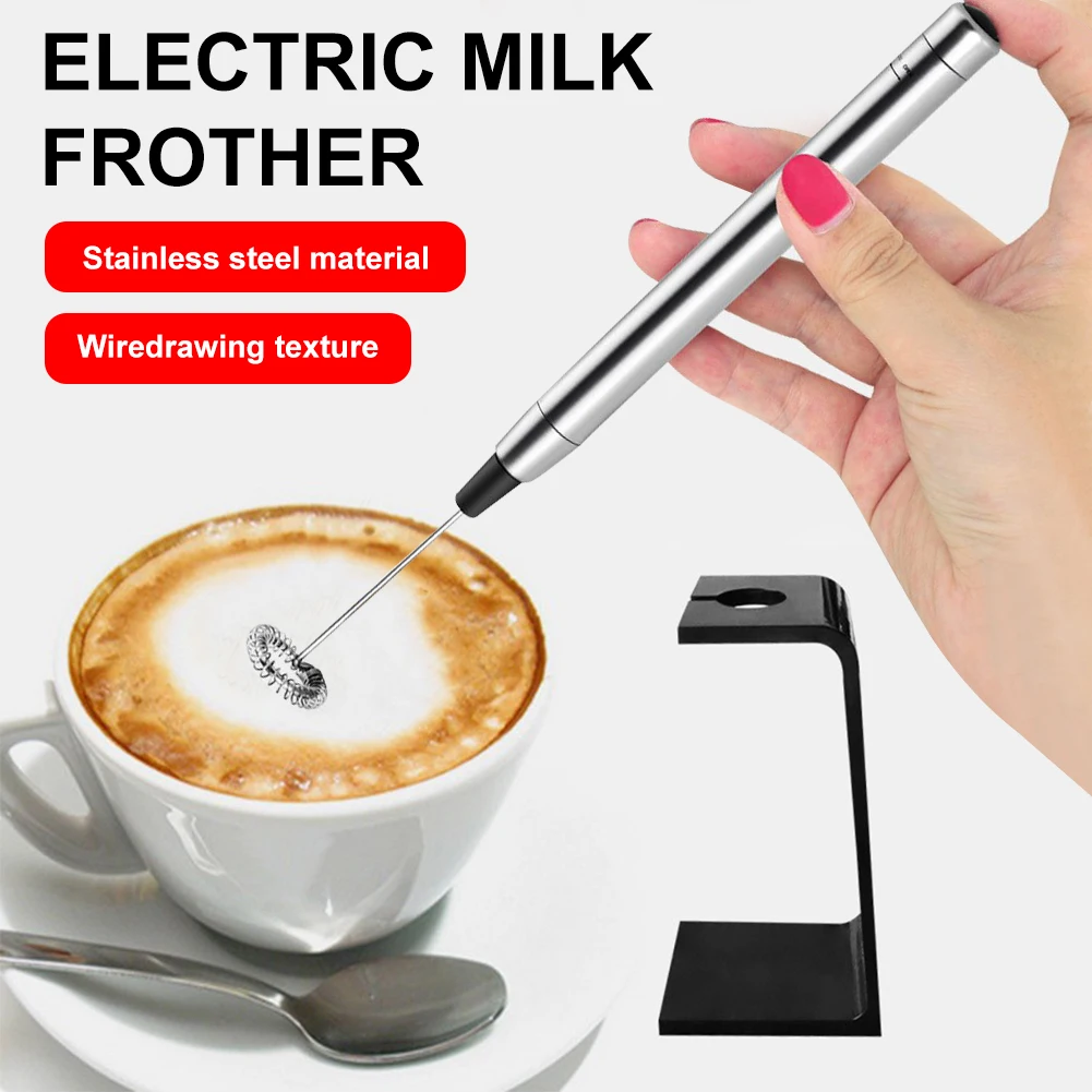 Электрическая Пеногенератор для молока и Кофе Беспроводная ручная Мини-взбивалка для яиц Портативный миксер для напитков Блендер Кухонные инструменты для перемешивания - 5