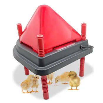 Электрический брудер для цыплят, нагревательная пластина, подогреватель для цыплят, Регулируемая высота, нагреватель для клетки для цыплят, простота установки, удобная экономия времени